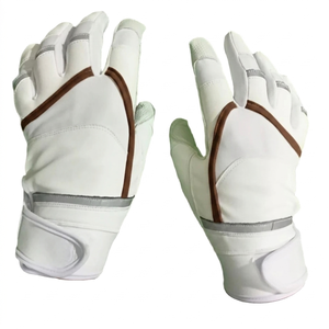 Guantes de Bateo de Cuero Cabretta Premium, Calidad Profesional, Agarre Duradero, Equipo de Béisbol y Sóftbol, QASWA SPORTS - Product Image 2
