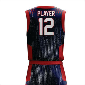 Uniforme de Baloncesto Personalizado Unisex para Equipos y Clubes, Nuevo Diseño, MOQ Bajo, Transpirable, 100% Poliéster, Estampado Frontal - Product Image 3