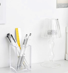 Support de Présentation pour Stylos en Acrylique – Organisateur de Bureau et Scolaire Moderne en Acrylique Transparent de Qualité Supérieure – Pot à Crayons et Stylos de Bureau - Product Image 1