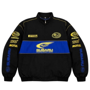 Blouson de moto uni pour couple, style vintage rallye |   Coupe-vent léger de l'équipe mondiale de rallye des années 90 - Product Image 3