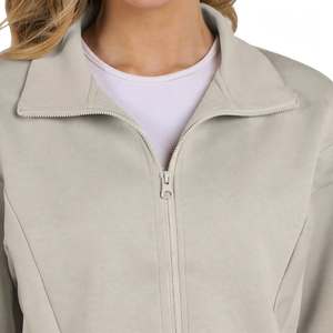 Servicio OEM, Conjuntos Deportivos Casuales para Mujer, Color Sólido, Logotipo Personalizado, Tallas Grandes, Cuello con Capucha, 100% Algodón, Secado Rápido, Venta al Por Mayor - Product Image 2
