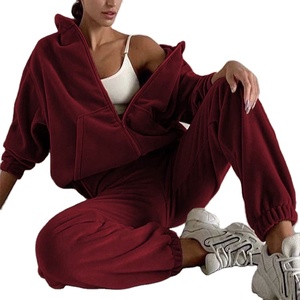 Chándal de terciopelo 2025 para mujer, conjunto de invierno y otoño con capucha de manga larga y pantalones de chándal bordados, chándal para correr - Product Image 3