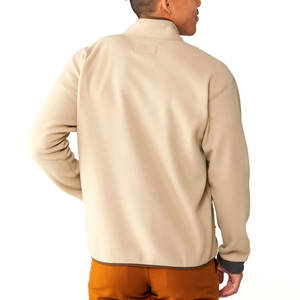 Nouvelle arrivée : veste en polaire écologique pour homme, séchage rapide, manches longues, avec poches avant, chaude, confortable, pour l'extérieur et le froid - Product Image 4