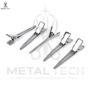Clips à cheveux à pointe unique de 1,75 pouce, clips argentés pour extensions de cheveux, lot de 10 clips de sectionnement pour cheveux, outil de coiffure pour salon - Product Image 5