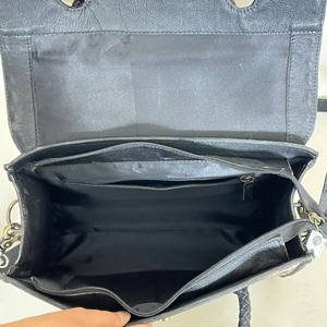 Nuevo Bolso de Mano Tipo Bandolera de Cuero con Diseño Floral y Cuadros, Bolso de Hombro con Asa Trenzada para Mujer - Product Image 6