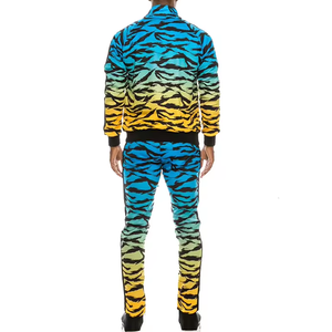 Conjunto Deportivo Unisex de Manga Larga con Cuello Redondo, Cierre con Cordón, Estampado Pintado a Mano, Transpirable, Ropa Casual de Primavera, Talla Adulto - Product Image 2