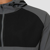 Veste coupe-vent en toile à capuche pour l'hiver, 100% nylon, écologique, imperméable, coupe-vent, légère, streetwear, vêtements d'extérieur urbains