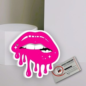 Professional Hot Pink Melting Lips Flower Lash Tiles Private <b>Label</b> Eyelash Extension Plate Acrylic Magnetic Lash Tools Box - Product Image 3