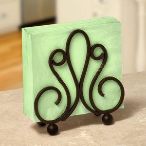 Elegant Metal Napkin Holder For <b>Dining</b> <b>Table</b> Decorative Kitchen Counter Organizer Modern Home Restaurant Display - Product Image 1