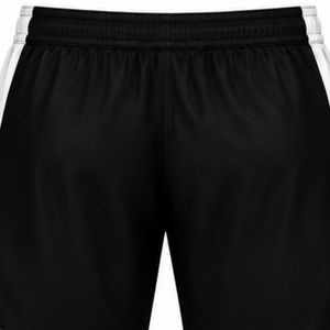Men Black Sublimated Ice Hockey Shorts Polyester Striped <b>Athletic</b> Sports Shorts Team Uniform Training Match Wear Apparel - Product Image 5