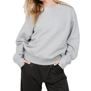 สินค้ามาใหม่ เสื้อสเวตเชิ้ตผู้หญิง ลายปัก พิมพ์ลาย ระบายอากาศได้ดี สวมใส่สบาย สไตล์สตรีทแวร์ ผ้าฝ้าย 100% เป็นมิตรกับสิ่งแวดล้อม คุณภาพสูง - Product Image 1