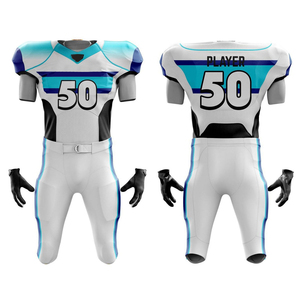 Design Your Own American Football Wear Uniforms for Youth Sportswear Fully Sublimation Jersey & Pant Team Sets - Product Image 1