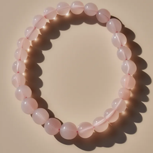 Natural Rose Quartz 8mm Round Gemstone <b>Stretch</b> <b>Bracelet</b> Crystal Beaded <b>Bracelet</b> Wholesale Supply - Product Image 1