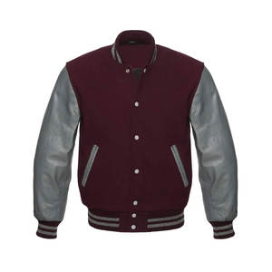 Chaqueta Universitaria de Lana para Hombre, Estilo Urbano, Primavera-Otoño, Unisex, para Exteriores - Product Image 4