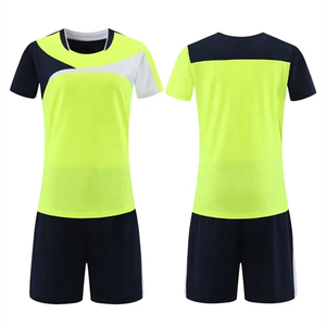 Custom Women Volleyball Uniform Quick Dry Sublimation Printed Blue Black Jersey Shorts Set Team Sports Wear Kit - Product Image 6