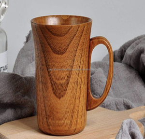 Mug à vin en bois naturel, tasse à café, bouteille d'eau en bois fabriquée par Tayyab Handicraft - Product Image 2