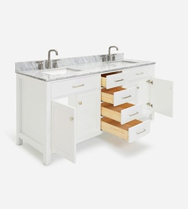 Mueble de Baño Hannah de 73 Pulgadas con Doble Lavabo, Directo de Fábrica, Solo 2 Opciones de Acabado, Directo de Fábrica Vietnam - Product Image 4