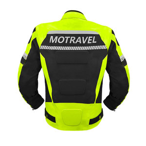 เสื้อแจ็คเก็ตมอเตอร์ไซค์แขนยาวสำหรับผู้ชาย สีสันตัดกัน กันลม ใส่ได้ทุกฤดู สำหรับขี่รถแข่ง - Product Image 4