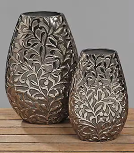 Fábrica de jarrones de metal personalizable decoración del hogar diseño de maletero diseño de metal de calidad por industrias Azora - Product Image 1