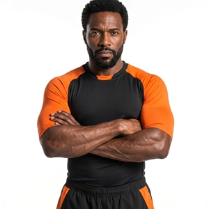 Maillots de compression personnalisés de haute qualité pour hommes à manches courtes, équipement de combat respirant et à séchage rapide - Product Image 1