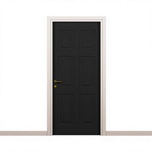 Puerta de Madera Compuesta para Interiores WPC con Certificación ISO9001, 100% Resistente al Agua, con Película de PVC, Precolgada, Anti-Termitas, de Alta Calidad OEM/ODM - Product Image 1