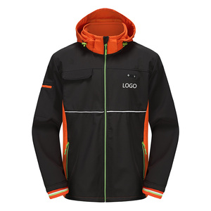 Veste coupe-vent légère en toile imperméable pour homme, à capuche, pour l'aventure, l'hiver, le printemps, l'automne, décontractée, service OEM, couleur unie - Product Image 2