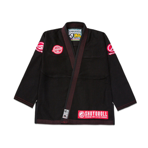 Kimono de Jiu Jitsu Brasileño BJJ Shoyorol RTS de Alta Calidad, 460 g/m², para Adultos, Color Negro, 100 % Algodón, Duradero, Transpirable, Lavado - Product Image 1