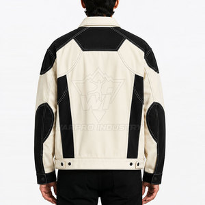 Urban Style Jeans Winter <b>Jacket</b> for <b>Men</b> Front Logo 100% Cotton <b>Lightweight</b> Quick Dry Eco-Friendly Trendy Look Daily Winter Wear - Product Image 4