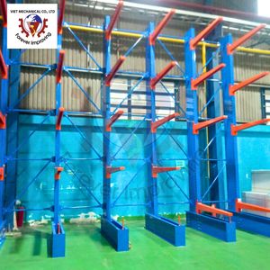 Étagères cantilever robustes construites avec des colonnes verticales solides et des bras réglables pour un stockage stable de charges lourdes et volumineuses - Product Image 2