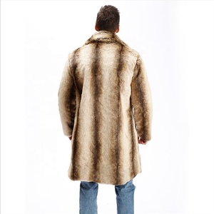 Custom Winter Warm Hot Selling <b>Long</b> Fake Fur Coat Faux Fur Coat <b>Men</b> - Product Image 1