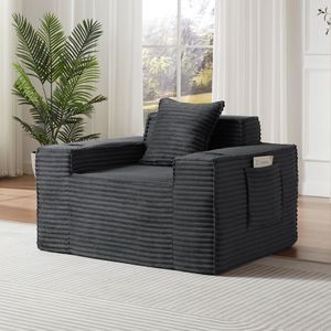 Divano Moderno Monoposto Senza Struttura per Spazi Abitativi Compatti, Facile da Utilizzare per Appartamenti e Uffici - Product Image 2