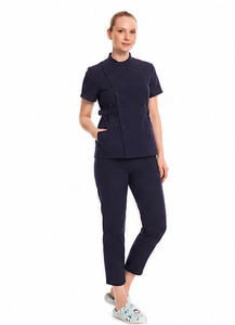 Conjuntos de Uniformes Médicos Unisex con Detección de Agujas, Tejido Elástico sin Costuras - Product Image 3