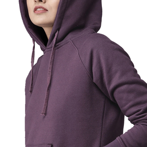 New Arrival Women's Cotton Fleece Pullover <b>Hoodie</b> for Autumn Winter Sports Gym <b>Workout</b> Hooded Collar with Front Logo for Girls - Product Image 4