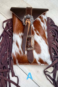 Sac à bandoulière de luxe en cuir véritable avec boucle et franges, modèle 2026, pour femmes, de marques célèbres, vente chaude - Product Image 4