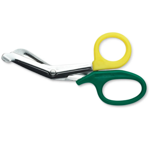 Ciseaux à pansements de qualité supérieure, ciseaux pour infirmières en toile, manche en plastique jaune-vert, ciseaux utilitaires en acier inoxydable, premiers secours, médicaux - Product Image 6