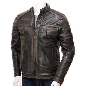 Chaqueta de Cuero de Alta Calidad para Hombre, Transpirable e Impermeable, para Invierno, con Opciones Personalizables - Product Image 3