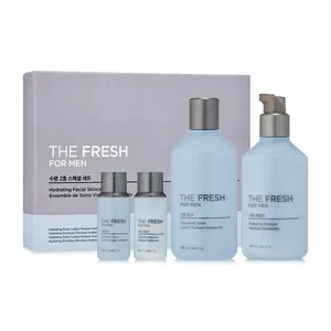 Face Shop Fresh Ensemble de soins hydratants pour le visage pour hommes Toner de qualité 180ml + émulsion 170ml + toner 32ml + émulsion 32ml - Product Image 1