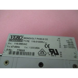 MÓDULO DE FUENTE DE ALIMENTACIÓN VERO 116-010065J, MONOVOLT - Equipo y Piezas de Semiconductores de Confianza de Tradicción Global - Product Image 5