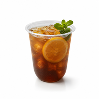 Vaso de Polipropileno PP de Grado Alimenticio en Forma de Domo de 14 Onzas para Negocios de Bebidas