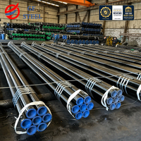 Tubería de Acero al Carbono Sin Costura Q235B Q355B Sch40 Sch80, Tubo Redondo Laminado en Caliente para Transporte de Fluidos, Gas y Petróleo, con Certificación MTC