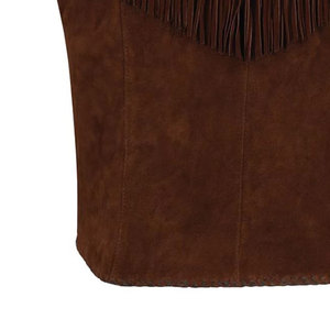 New Arrival Men High Quality Body Warmer Suede Leather Vest Vintage Brown Waist Coats for Men Fashion Wear - Product Image 3