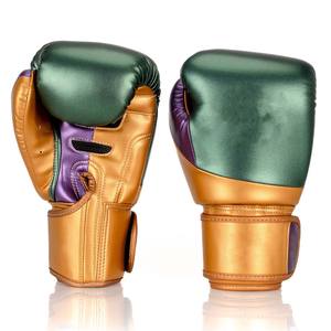 Gants d'entraînement de boxe en cuir véritable au design unique, gants de combat de Muay Thai, confortables, légers, gants de sparring entièrement personnalisés - Product Image 6