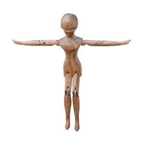 Maniquí de Madera para Artistas, Modelo Tallado a Mano, Figura Personalizada, Tamaño Personalizado para Dibujo - Product Image 3