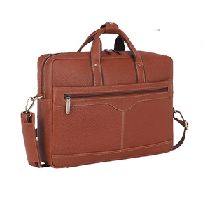 Maletín de Cuero Genuino para Portátil, Maletín de Negocios para Oficina, para Hombre, Delgado, de 15.6 Pulgadas, con Compartimento, Logotipo Personalizado OEM - Product Image 5