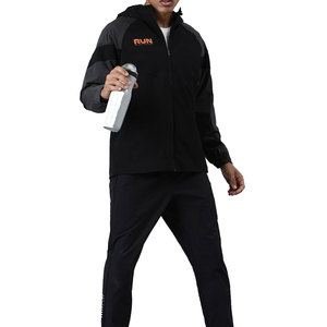 Blouson d'hiver chaud zippé coupe-vent personnalisé pour homme, veste softshell matelassée grande taille, blouson bomber vierge pour homme - Product Image 5