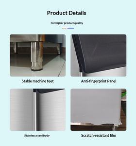 Machine à glaçons commerciale de haute qualité, type eau, fabrication rapide de glaçons en cubes, refroidissement rapide, machine à glaçons automatique pour hôtel - Product Image 2