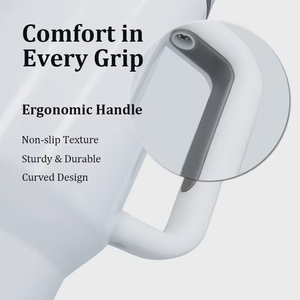 40 oz Tumbler thép không gỉ 30oz 40 oz du lịch ngoài trời cốc cà phê biểu tượng tùy chỉnh in rơm cup 40 oz với xử lý - Product Image 2