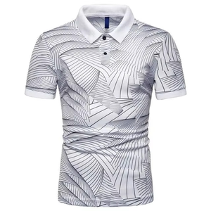 Productos en Oferta, Camiseta Polo Deportiva para Hombre con Logotipo Personalizado, Cuello Camisero, Corte Ajustado, Color Sólido - Product Image 1