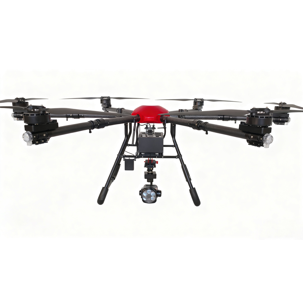 Remote Control High Power LED Lighting UAV for Emergency Response and Night Vision