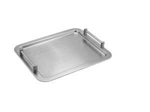 Hot Selling New Rectangle Metal Serving <b>Tray</b> Solid Modern Design Durable Plate Type <b>Stainless</b> <b>Steel</b> Dishes & Plates <b>Tray</b> - Product Image 6